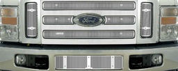 [24-4106] 2008-2010 Ford F250-550 Super Duty (Except Billet Style Grill), Without Licence Plate, Bumper Screen Included
