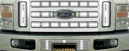 [25-4105] 2008-2010 Ford F250-550 Super Duty (Except Billet Style Grill) , With Licence Plate, Bumper Screen Included