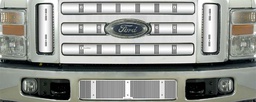 [25-4106] 2008-2010 Ford F250-550 Super Duty (Except Billet Style Grill), Without Licence Plate, Bumper Screen Included
