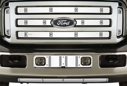 [25-4170] 2005-2007 Ford F250-550 Super Duty (Except XL) / 2005-06 Excursion, With Fog Lights, Bumper Screen Included