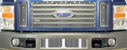 [29-4111] 2008-2010 Ford F250-450 Super Duty Sport (Billet-Style Grill) Bumper Screen Included - Without Licence Plate