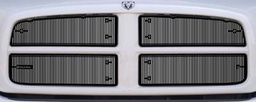 [44-343] 2003-2005 Dodge Ram 1500-3500 Models / 2002 Dodge Ram 1500 Models, Bar Grill, With Factory Bug Deflector