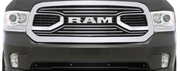 [49-3589] 2015-2018 Ram 1500 Billet Port Grille with Ram Badge, Upper Screen Only