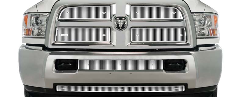 2013-2018 Dodge Ram 2500-3500 Black Honeycomb Grill, Bumper Screen Included