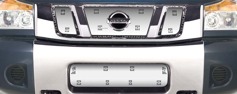2008-2015 Nissan Titan, Bumper Screen Included