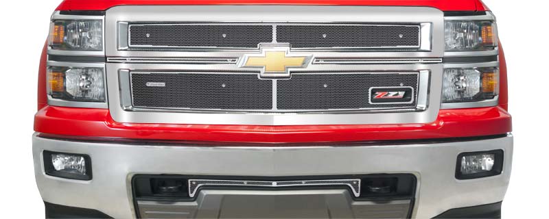 2014-2015 Chev Silverado 1500 Bar Grill With Z71 Badge, Without Licence Plate, Bumper Screen Included