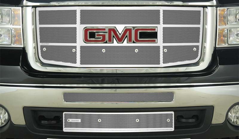 2007-2010 GMC Sierra 2500-3500 (New Body Style), Without Licence Plate, Bumper Screen Included