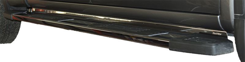2019 - 2025 Chev Silverado 1500/2019 - 2025 GMC Sierra 1500 New Body Style Crew Cab 6" OEM Rectangular Step Bar - Stainless Steel Step Board Filler