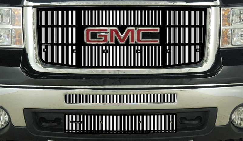 2007-2010 GMC Sierra 2500-3500 (New Body Style), Without Licence Plate, Bumper Screen Included