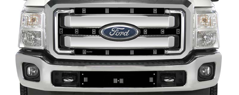 2011-2016 Ford F250-F450 Super Duty XLT, Lariat & King Ranch, Without Licence Plate, Bumper Screen Included
