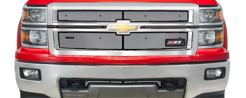 2014-2015 Chev Silverado 1500 Bar Grill With Z71 Badge, Without Licence Plate, Bumper Screen Included