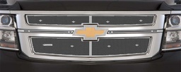 [29-1077] 2015-2020 Chev Tahoe and Suburban, Black Honeycomb Grill, Upper Screen Only