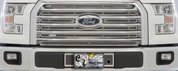 [29-4308] 2015-2017 Ford F150 XLT (Billet Grill), Without Appearance Package, With Licence Plate, With Block Heater, Bumper Screen Included