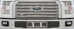 [29-4310] 2015-2017 Ford F150 XLT (Billet Grill), Without Appearance Package, Without Licence Plate, With Block Heater, Bumper Screen Included