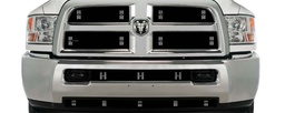 [45-3575] 2013-2018 Dodge Ram 2500-3500 Black Honeycomb Grill, Bumper Screen Included