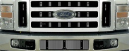 [45-4106] 2008-2010 Ford F250-550 Super Duty (Except Billet Style Grill), Without Licence Plate, Bumper Screen Included