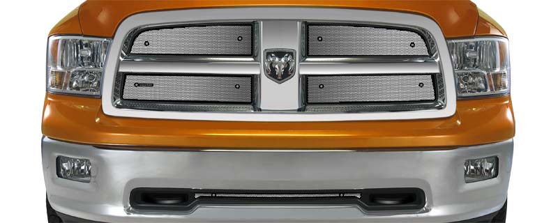 2009-2012 Dodge Ram 1500, With Black Honeycomb Grill, With Tow Hooks 