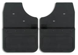 [809-1204F] 2015-2025 Chevrolet Silverado 2500/3500 Front Kickback - Black Powdercoated Steel, 14" Advantage Flap without Stainless Insert