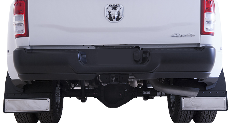 2019-2024 Ram 3500 Dually Kickback - Black Powdercoated Steel, 20 ...